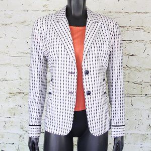 NWOT / St. John Sport / White & Black Blazer / M
